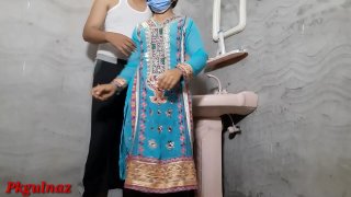  Indian beautiful girl fucking in washroom