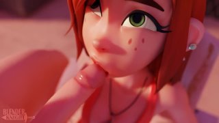 Gravity Falls animation - Wendy gets fucked in the pool. 